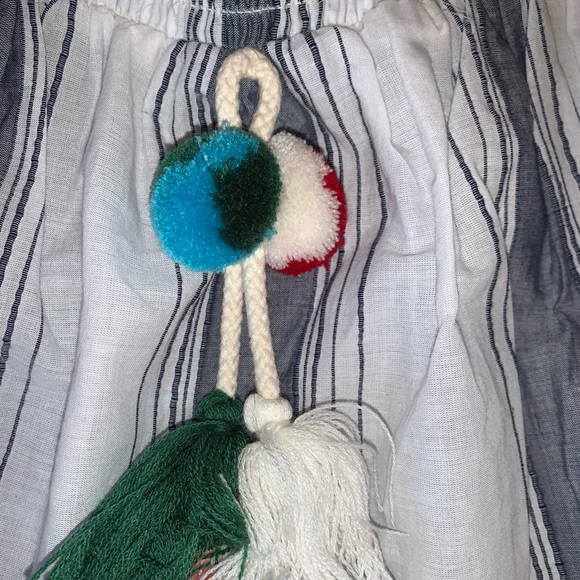 Anthropologie Lilka Playa Striped Off Shoulder Top - Picture 9 of 12